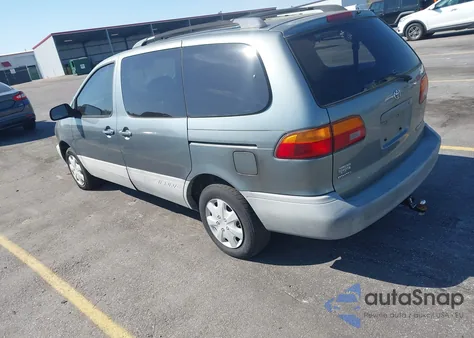 2000 Toyota Sienna Le из США, поврежденный, VIN 4T3ZF13C1YU270606